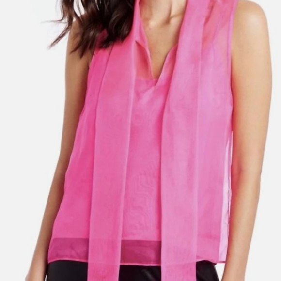 *NWT* Amanda Uprichard Imelda Top in Hot Pink (Size XS/Petite) - Picture 1 of 8